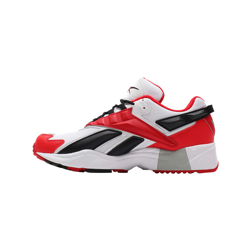 reebok intv 96复古大logo黑红鞋 搜货运动板鞋/休闲鞋