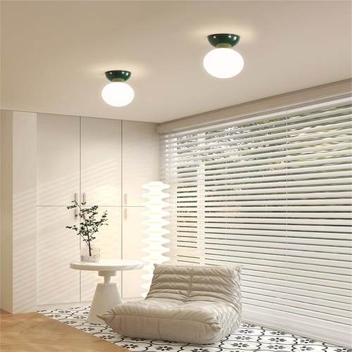 法式过道灯走廊灯北欧入户玄关灯复古中古阳台灯门厅进门灯吸顶灯 - 图0