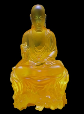 古法琉璃地藏王菩萨多款式工艺品