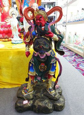 伽蓝左右护法七彩供奉韦陀菩萨