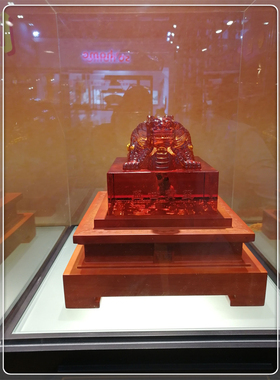 琉璃大型送领导前台落地摆件