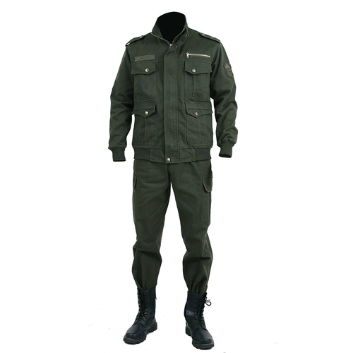 Износостойкий демисезонный хлопковый комбинезон, увеличенная толщина, защита от ожогов