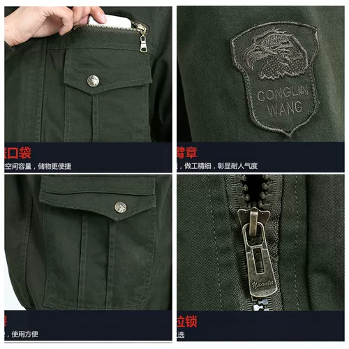 Износостойкий демисезонный хлопковый комбинезон, увеличенная толщина, защита от ожогов