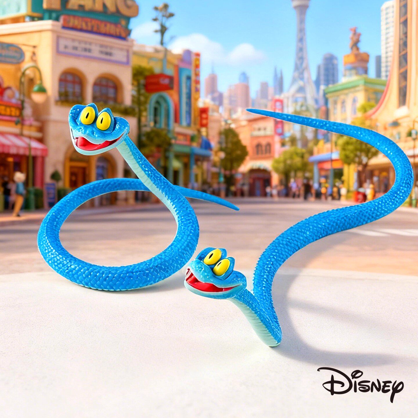 疯狂动物城2盲盒3D打印蛇盖瑞一条蛇朱迪尼克周边手办全身可动摆6 - 图2