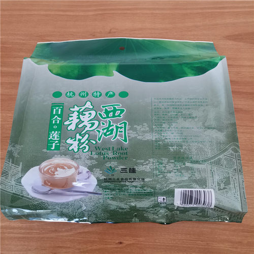 包邮 杭州特产三佳西湖藕粉百合莲子西湖藕粉600g袋三禾食品 - 图0