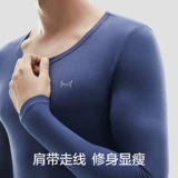 Удерживающее тепло хлопковое нижнее белье, мужское термобелье, комплект, удерживающий тепло зимний свитер, подходит для подростков