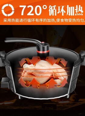 110V出口微压锅不粘锅循环加热