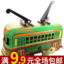 Clockwork Bus Irons Electric Bike 80 Rear Nostalgia Classic Memories Childhood Toys Traditional Collection Gift