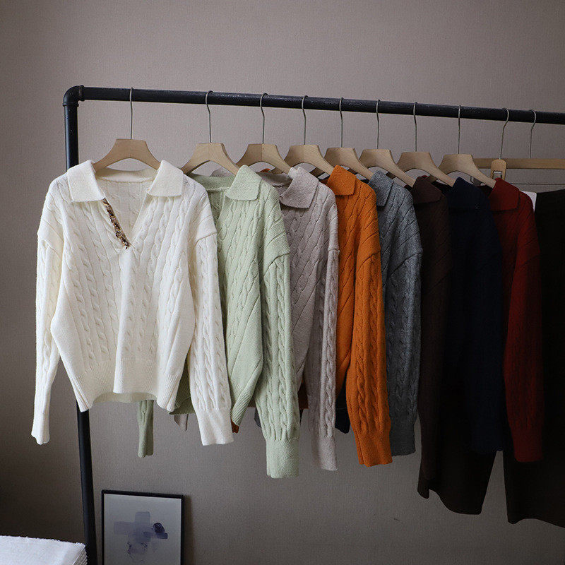 2026秋冬新款韩系减龄显瘦休闲麻花保暖百搭套头毛衣女,淘宝优惠券,粉丝福利购,淘宝优惠卷