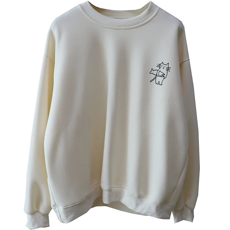 2026秋冬新款韩版字母卡通印花宽松显瘦休闲百搭卫衣女,淘宝优惠券,粉丝福利购,淘宝优惠卷