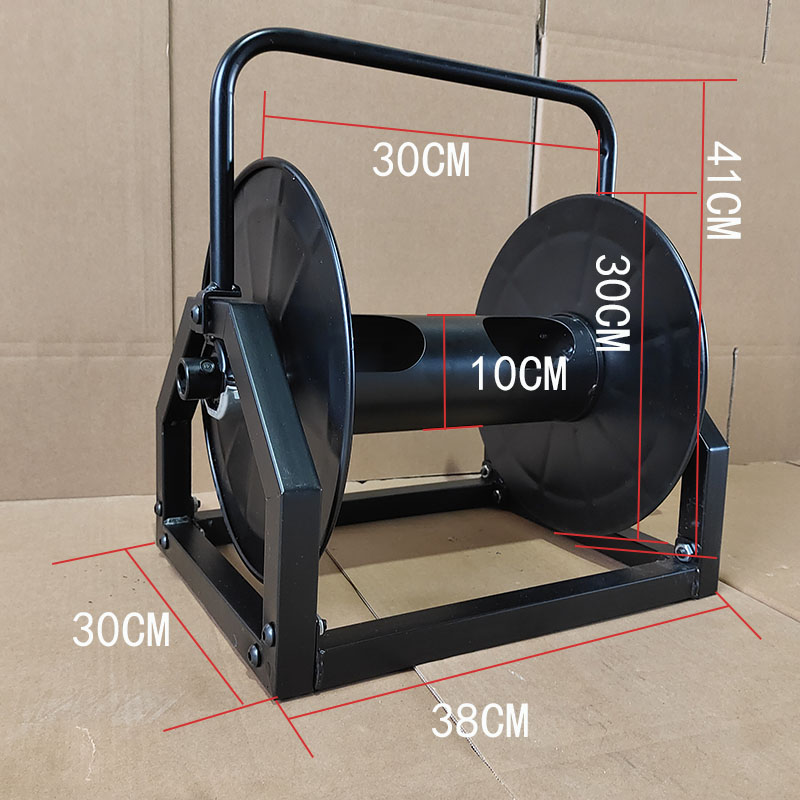 高压洗车机出水管卷管器防爆钢丝管子收纳架清洗配件盘管器收卷盘