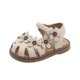 Baby girl sandals summer 0 to 1-3 years old baby shoes eighty to ninety months non-slip toe soft sole toddler shoes