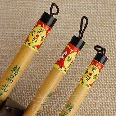 高档包国邮正品湖州湖笔高档兰竹杆狼毫毛笔纯楷书隶书中楷书法画,淘宝优惠券,粉丝福利购,淘宝优惠卷