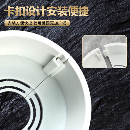 淋浴花洒遮丑盖水管龙头加高加宽遮挡装饰配件暖气管角阀遮孔盖子 - 图3