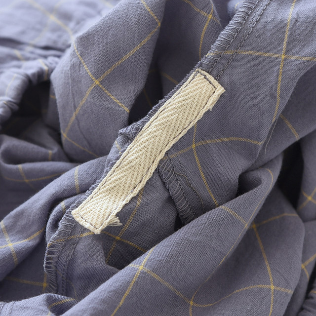 Five-point men's double-layer gauze and seal-free home shorts