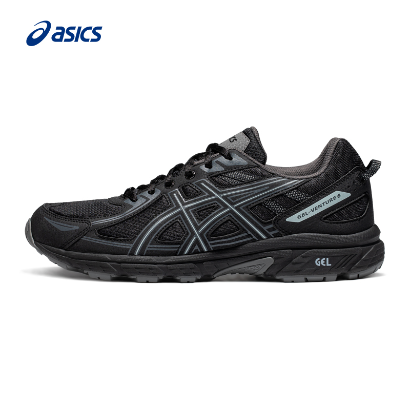 ASICS亚瑟士男鞋百搭越野跑鞋GEL-VENTURE 6运动鞋1011B550-001 - 图1