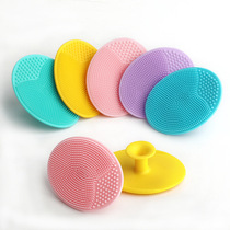 Newborn Baby Bath Soft Brush Suction Cup Type Silicone Gel Wash Face Brushed Child Bath Thever Head Clean Wash Head Brush