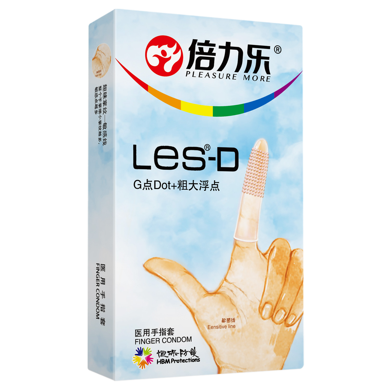 倍力乐医用指套手指套le避孕套女士专用阴帝性用品情侣激情加长-图0