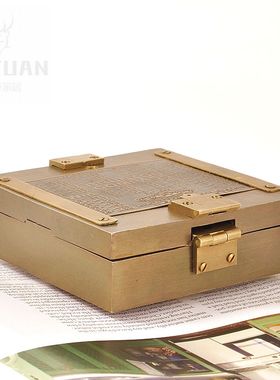 印度进口黄铜复古指南针户外
