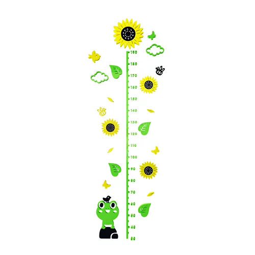 Детский мультяшный ростомер на стену для гостиной, акриловое трехмерное креативное украшение, наклейка, 3D
