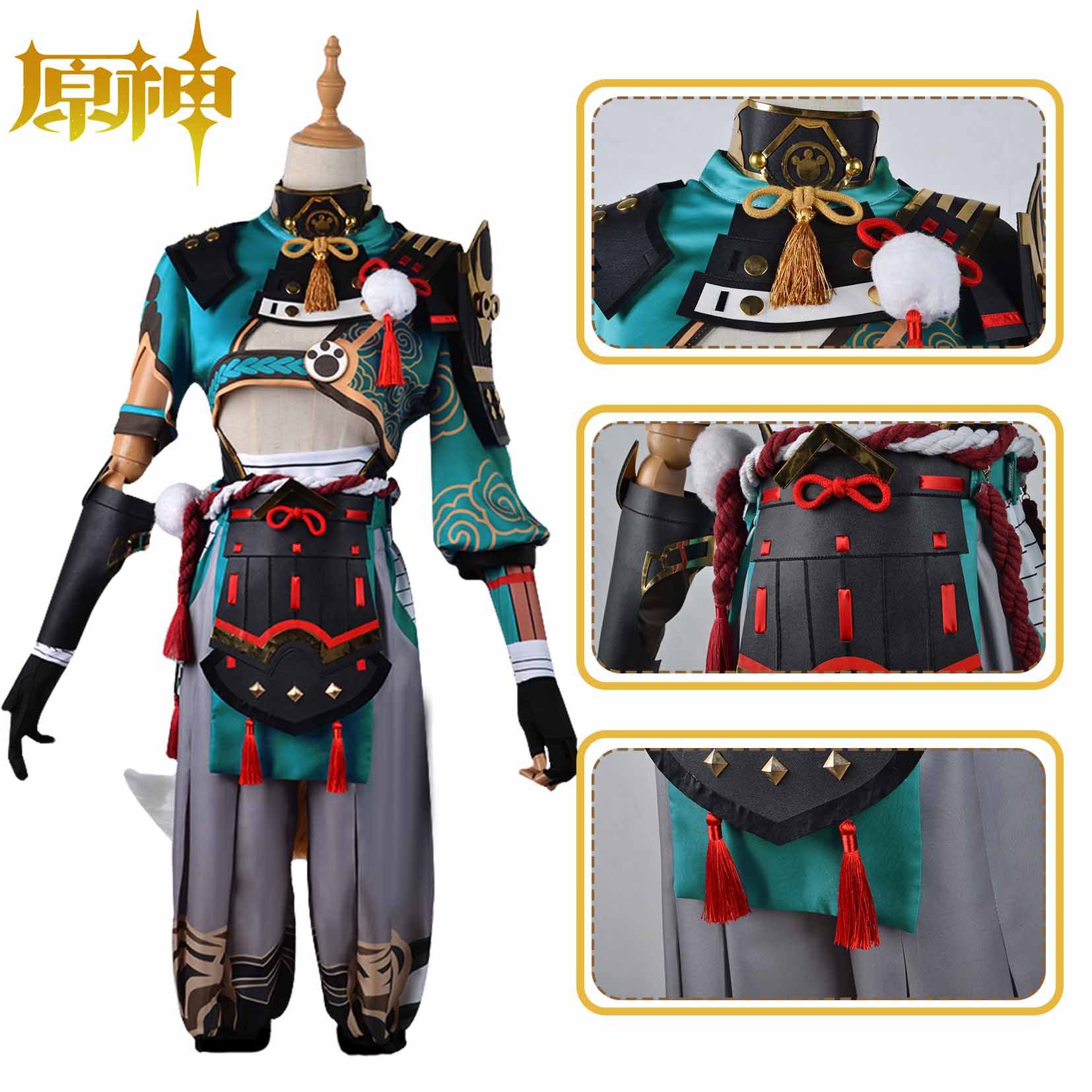 五郎cos原神cos服五郎cosplay服装兽耳正太动漫游戏套装男cos服装-图2