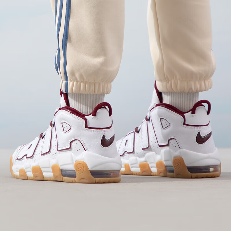 NIKE耐克童AIR MORE UPTEMPO复古运动实战篮球鞋FJ2846-100