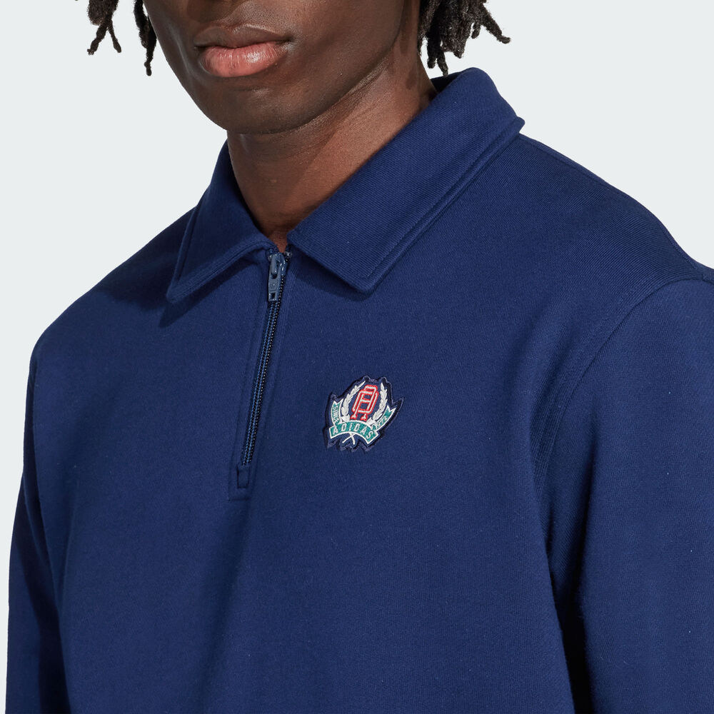 adidas阿迪达斯三叶草男子运动休闲POLO领针织套头衫卫衣JX8173,淘宝优惠券,粉丝福利购,淘宝优惠卷