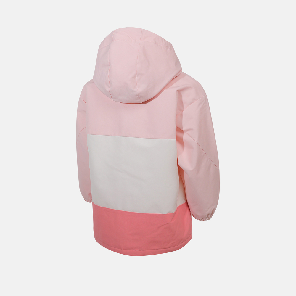 adidas阿迪达斯女小童运动训练休闲连帽夹克外套KC2819 - 图0