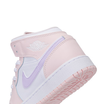 NIKE 2024 Girls AJ 1 MID (GS) Fashion High Top Retro Basketball Shoes FD8780-601