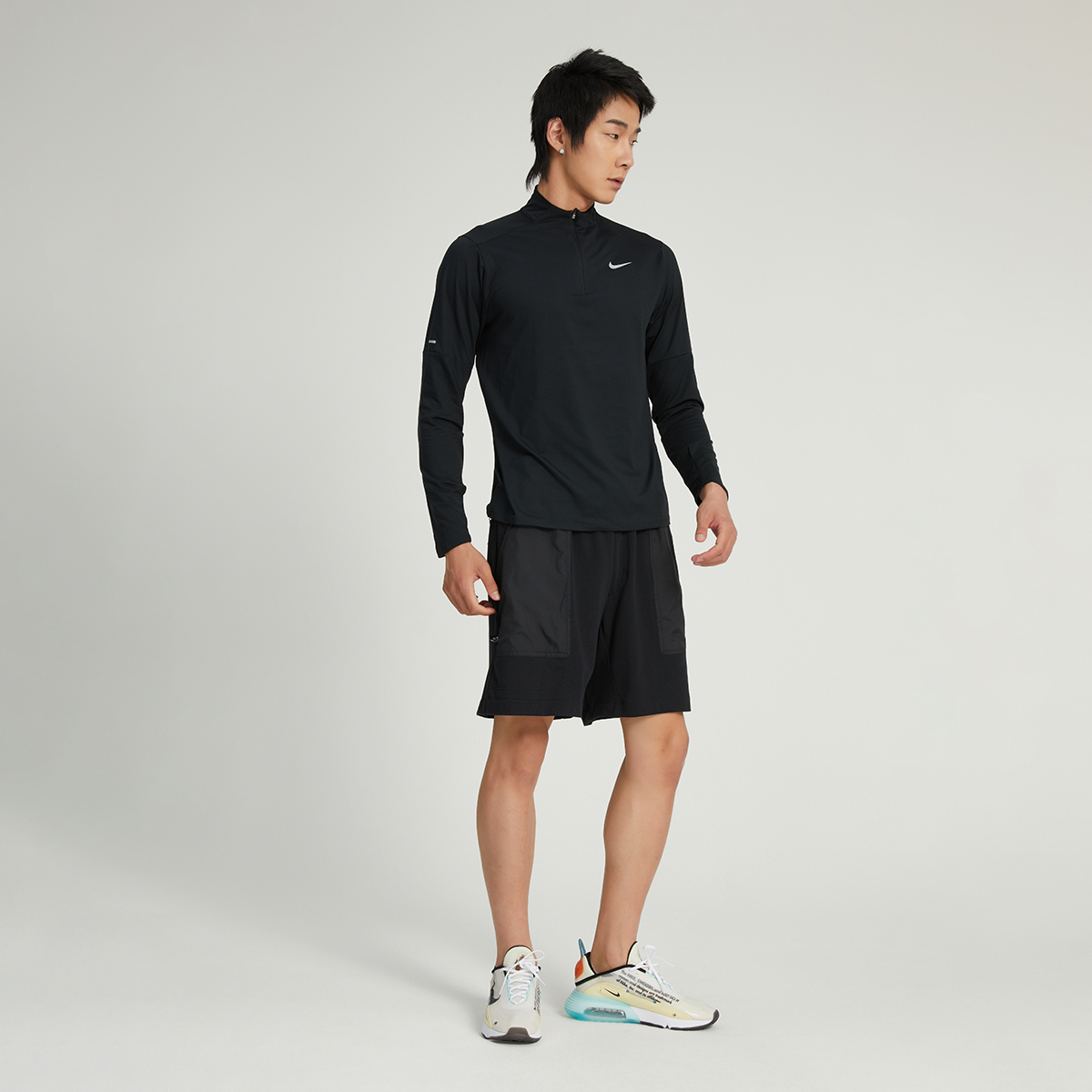 Nike耐克2024年春季新款男子跑步训练运动服长袖上衣DD4757-010