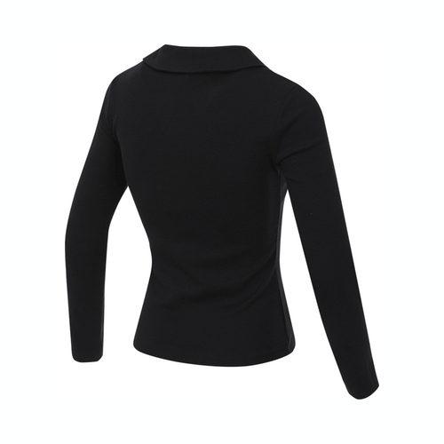 NIKE耐克女子AS W J LS KNIT TOP HO 2长袖T恤FV7192-010 - 图1