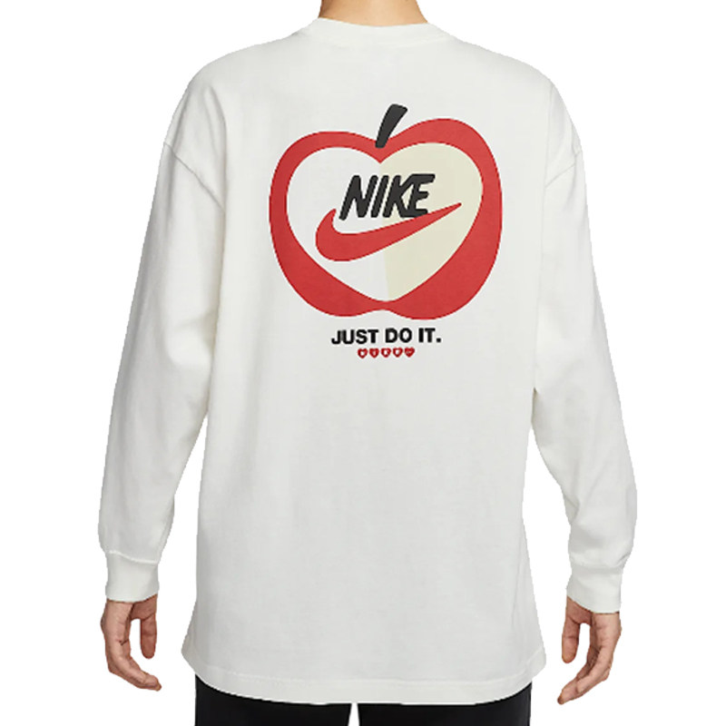 NIKE耐克女子TOP OS VDAY时尚百搭休闲舒适圆领长袖T恤IB1670-133,淘宝优惠券,粉丝福利购,淘宝优惠卷