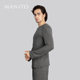 Manito ດູໃບໄມ້ລົ່ນແລະລະດູຫນາວ mulberry silk pajamas