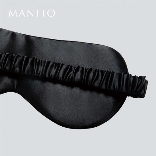 MANITO/曼尼陀Signature 桑蚕丝眼罩真丝透气遮光送礼 - 图3