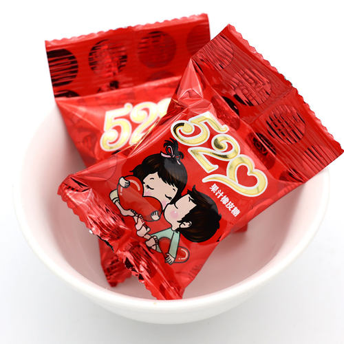 贵夫人520果汁橡皮糖500g1斤/35袋Q弹喜糖散装软糖水果味零食糖果 - 图3