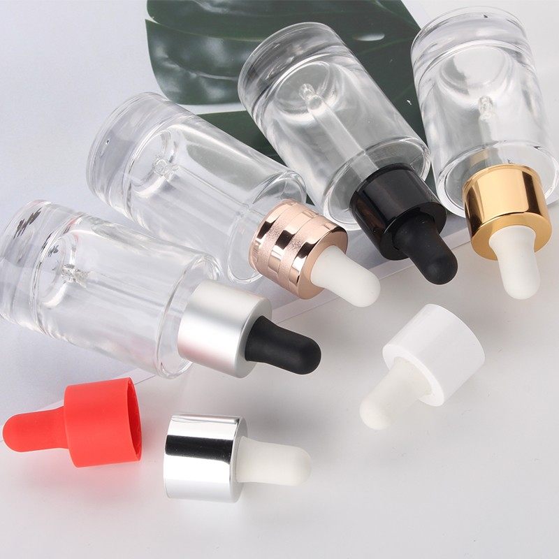 HOPECK全塑电镀按压胶帽滴管盖模制玻璃瓶30ml20牙粉底液瓶精油瓶,淘宝优惠券,粉丝福利购,淘宝优惠卷