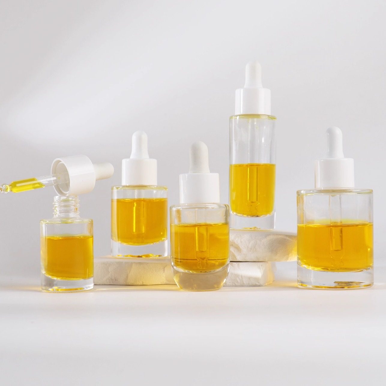 HOPECK白色PP双层滴管透明模制玻璃瓶18牙15-100ml粉底液瓶精油瓶,淘宝优惠券,粉丝福利购,淘宝优惠卷