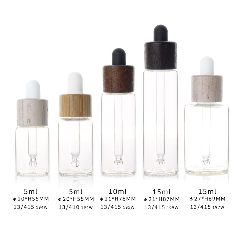 HOPECK天然竹木胶帽滴管盖管制玻璃瓶13牙5-15ml粉底液瓶精油瓶,淘宝优惠券,粉丝福利购,淘宝优惠卷
