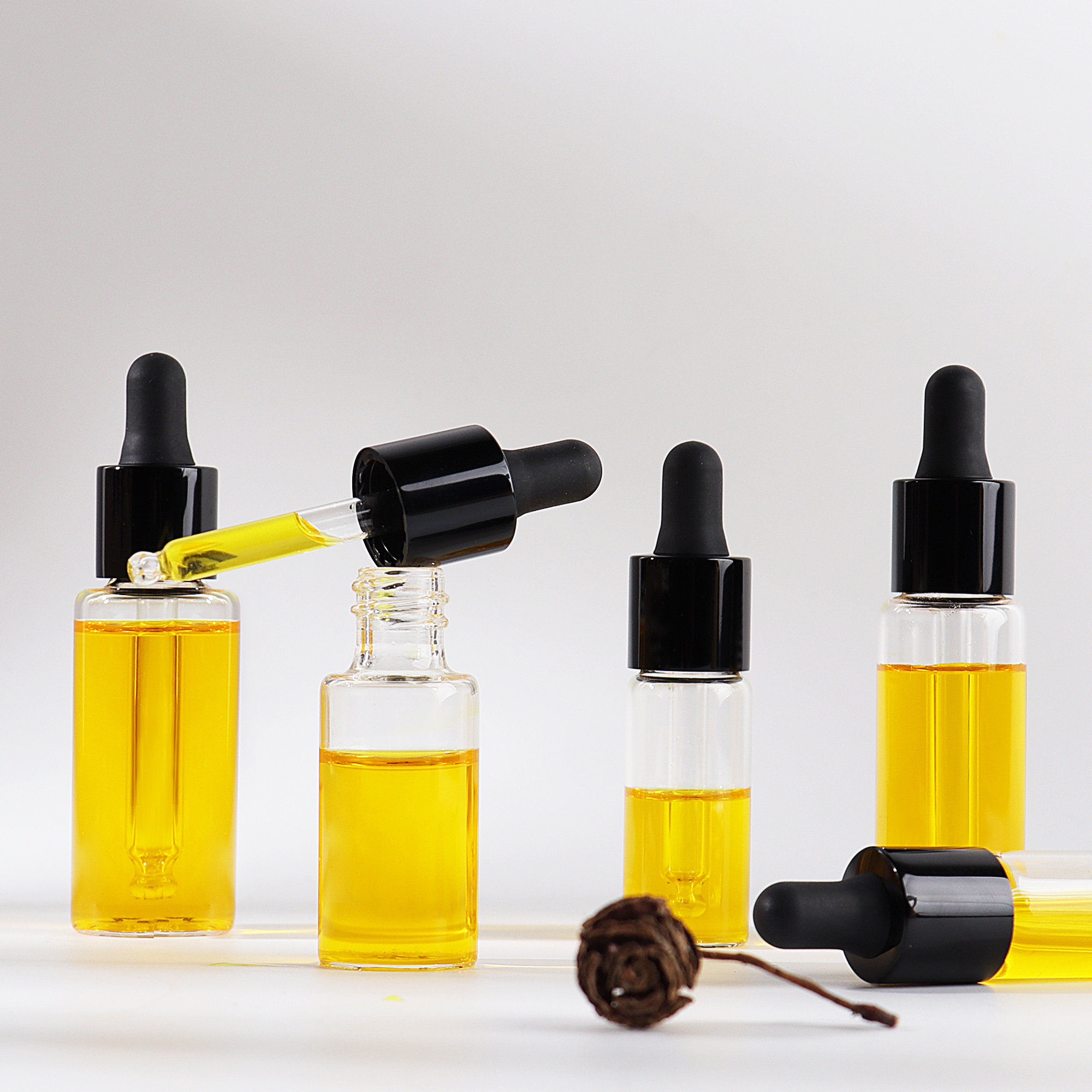 HOPECK黑胶帽包铝亮黑滴管透明管制玻璃10-30mlE5粉底液瓶精油瓶,淘宝优惠券,粉丝福利购,淘宝优惠卷