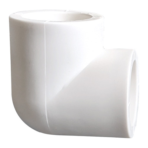 PPR白色弯头大号弯接头配件DN25324050热熔水管弯90度4分2寸4寸 - 图3