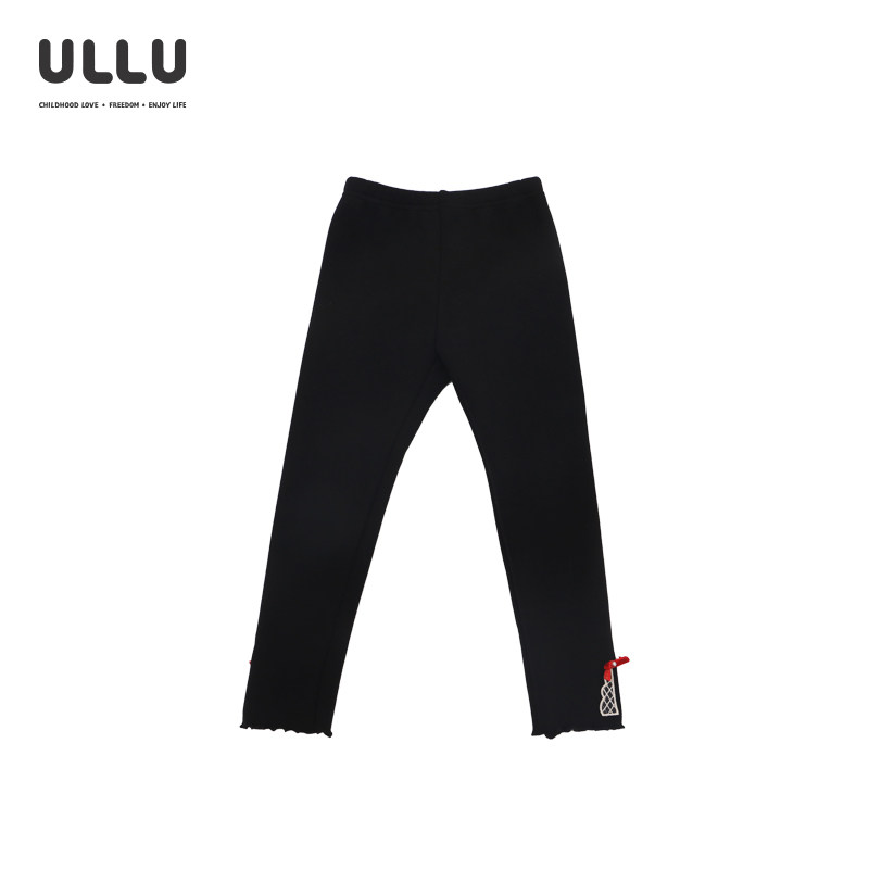 优露童装女童打底裤ULLU冬新款百搭舒适弹力针织儿童加绒打底裤甜,淘宝优惠券,粉丝福利购,淘宝优惠卷
