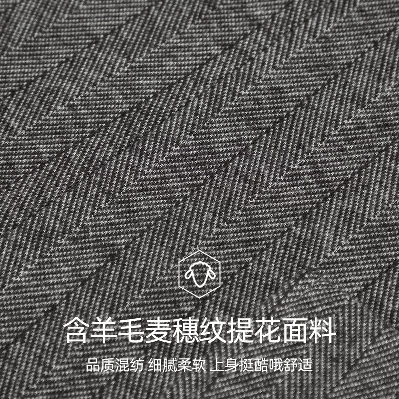 SHANSHAN杉杉休闲西装外套男2024秋冬新款西服休闲男士外套西装男