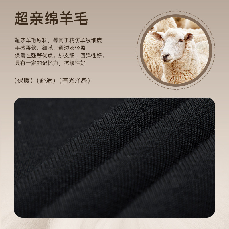 SHANSHAN杉杉翻领羊毛衫男款2025秋冬季新款针织衫男士Polo衫毛衣