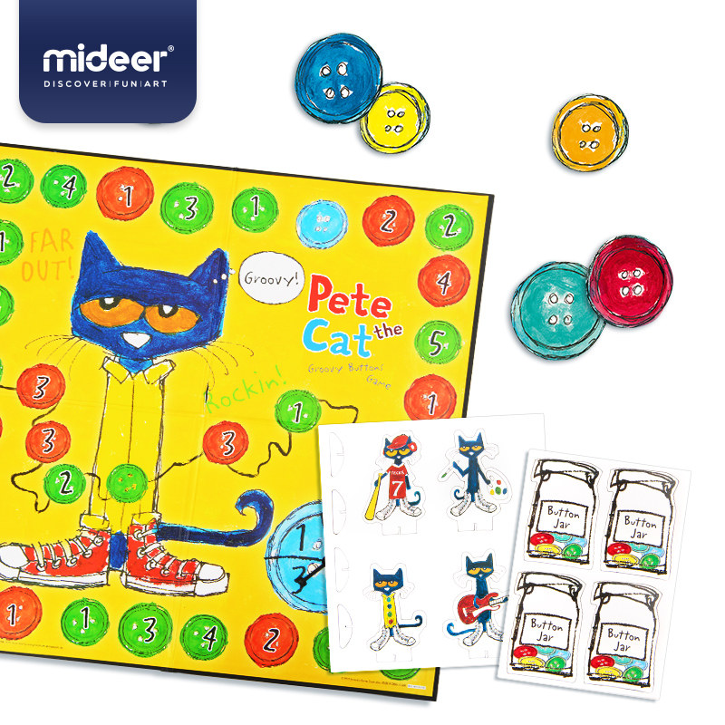 mideer弥鹿皮特猫桌游亲子益智玩具 mideer弥鹿儿童桌面游戏类