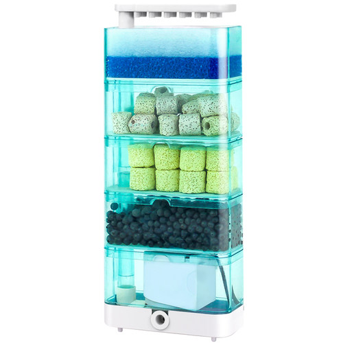 乌龟缸过滤器低水位鱼缸净水器养龟小型系统专用缸龟缸水泵盒轻音 - 图3