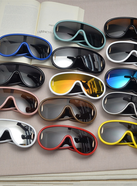 防紫外线蛤蟆镜复古男女炫彩时髦