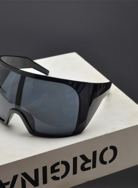 防风沙方形复古男女超大框太阳镜