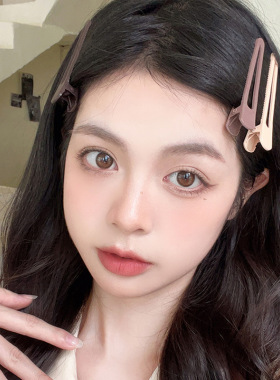 2024网红爆款热天发夹鬓角新款女