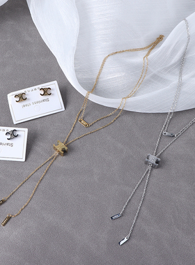 长项链钛钢18k真金电镀毛衣链