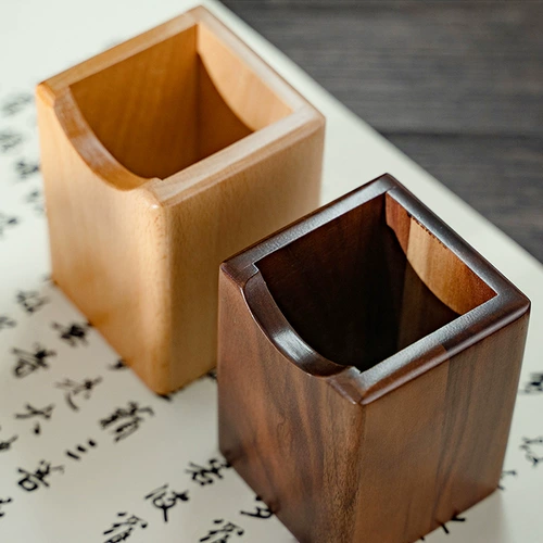 Держатель с твердым древесиной ручкой ретро творческий роскошный офисный стол